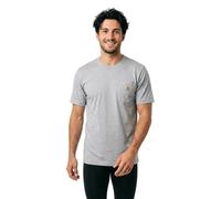 Carhartt T-Shirt Dearborn Relaxed Pocket mit Brusttasche Grau Größe L