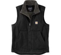 Carhartt Sandstone Sherpa-Lined Mock-Neck Weste schwarz L