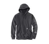 Carhartt Durham Garment Dyed Logo Hoodie, grau, Größe 2XL für Männer