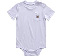Carhartt Einfarbiger Body mit kurzen Ärmeln für Babys
