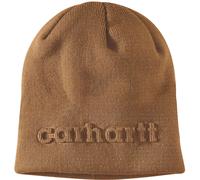Carhartt Herren Strickmütze mit Prägung, Braun (Carhartt Brown), Einheitsgröße