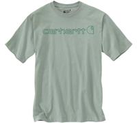 Carhartt EMEA Core Logo Workwear Short Sleeve T-Shirt, grau-grün, Größe 2XL für Männer