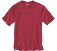 Carhartt EMEA Core Logo Workwear Short Sleeve T-Shirt, rot, Größe L für Männer