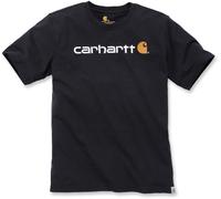 Carhartt T‑Shirt Core Logo S/S – schwarz (Black 001) Größe S