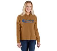 Carhartt Fiber Series Graphic Hooded Sweatshirt 106918 - Größe L - Farbe carhartt brown