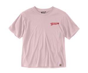 Carhartt Fiber Series Loose Pennant Flag Damen T-Shirt 107387 - Größe XL - Farbe New Rose