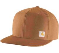 Carhartt Herren Firm Duck Flat Brim Cap, Braun Brown, Einheitsgröße