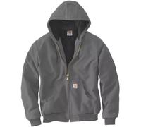 Carhartt Firm Duck Insulated Flannel-Lined Active Textil Jacke, grau, Größe XL