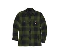 Carhartt Flanell Hemdjacke - grün|schwarz / L