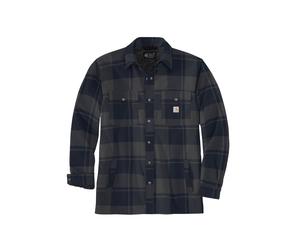 Carhartt Flanell Hemdjacke - marineblau|schwarz / XL