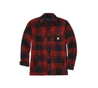 Carhartt Flanell Hemdjacke - rot|schwarz / S