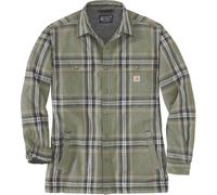 Carhartt Relaxed Fit Flannel Sherpa Hemd basilikum