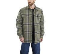 Carhartt FLANNEL SHERPA LINED SHIRT JAC 105430 - Größe L - Farbe basil