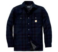 Carhartt - Flannel Sherpa-Lined Shirt Jacket - Freizeitjacke, Gr. XXL, schwarz/blau (Navy)