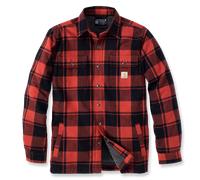 Carhartt Heavyweight Flannel Sherpa Hemd, rot, Größe XL