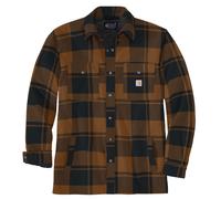 Carhartt Jacke Flannel Sherpa-Lined Shirt Jacket 105939 - Größe XL - Farbe carhartt brown