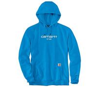 Carhartt Force 105569 Herren-Sweatshirt mit lockerer Passform, leicht, Logo-Grafik, Blau (Azure Blue), XX-Large