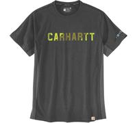 Carhartt Force Flex Block Logo T-Shirt, grau, Größe M