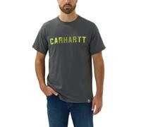 Carhartt Force Flex Block Logo T-Shirt, grau, Größe M