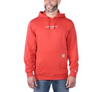 Carhartt Force Graphic Hoodie Men Red Kids XL, Red Barn