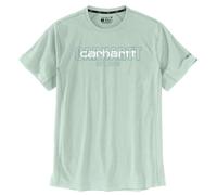 Carhartt Force® Herren 106653 Relaxed Fit Midweight Short Sleeve Logo Gr, Big Sky, XL
