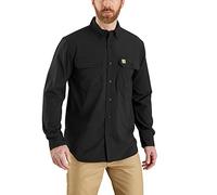 Carhartt Force Herren-Langarmshirt, lockere Passform, leicht, Schwarz, XXL Tall