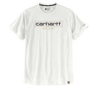Carhartt Force Herren T-Shirt mit lockerer Passform, mittelschwer, kurzärmelig, Logo-Grafik, Malt, Mittel