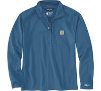 Carhartt Force Ironwood Relaxed 1/2 Zip Mock Neck dark horizon blue (HO4) 2XL REG