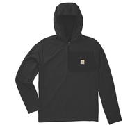Carhartt Force Ironwood Relaxed Half-Zip Hoodie, schwarz, Größe M für Männer
