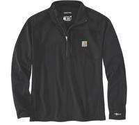Carhartt Force Ironwood Relaxed Half-Zip Mock Neck Sweatshirt, schwarz, Größe XL für Männer