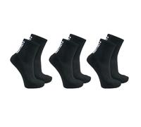 Carhartt Herren Force Midweight Logo Short Crew 3er Pack Socken, Schwarz, XL