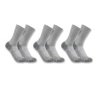 Carhartt Force Midweight Crew Sock 3 Pair heather gray (034) XL