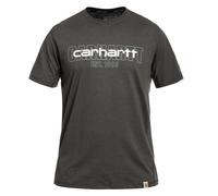 Carhartt Herren T-Shirt Force Logo Graphic, Farbe:Carbon Heather, Größe:S