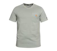 Carhartt Force Herren-T-Shirt, lockere Passform, mittelschwer, kurzärmelig, mit Tasche, Salbei, Klein