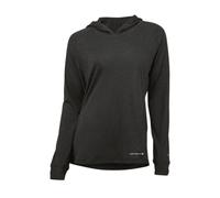 Carhartt Force Midweight Stretch Base Layer Hoodie für Damen, Schwarz meliert, S