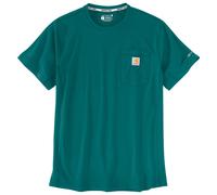 Carhartt - Force Pocket S/S T-Shirt - T-Shirt, Gr. L, türkis (TransformativeTeal)