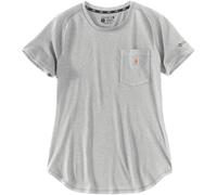 Carhartt Force Relaxed Fit Midweight Pocket Damen T-Shirt, grau, Größe S