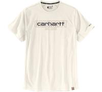 Carhartt Force Relaxed Fit Midweight Short-Sleeve Logo Graphic T-Shirt, beige, Größe S für Männer