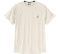 Carhartt Force Relaxed Fit Midweight Short Sleeve Pocket T-Shirt, beige, Größe M für Männer