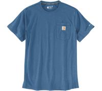 Carhartt Force Relaxed Fit Midweight Short Sleeve Pocket T-Shirt, blau, Größe S für Männer