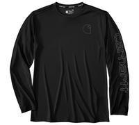 Carhartt - Force Sun Defender Relaxed L/S Logo - Longsleeve, Gr. L, schwarz (Black)