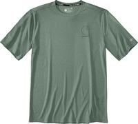 Carhartt Force Sun Defender™ Relaxed Logo T-Shirt 107182 Green Slate Heather-M