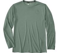 Carhartt Force Sun Defender™ Relaxed LS Logo T-Shirt Men XL grün - Farbe green slate heather