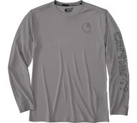 Carhartt Force Sun Defender Relaxed LS Logo T-shirt asphalt (APH) L REG