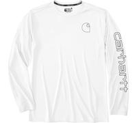 Carhartt Force Sun Defender Relaxed LS Logo T-shirt white (WHT) 2XL REG