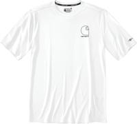 Carhartt Force Sun Defender Relaxed Logo T-Shirt weiß - L