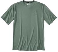 Carhartt Force Sun Defender™ Short-Sleeve Logo Graphic Funktions T-Shirt, grün, Größe M
