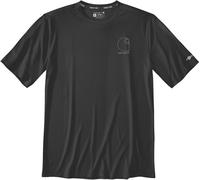 Carhartt Force Sun Defender Relaxed Logo T-Shirt schwarz - L
