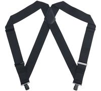 Carhartt Herren Strapse, Rugged Flex Hosenträger, Elastischer Seitenclip (schwarz), Einheitsgröße