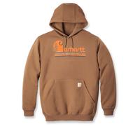 Carhartt Graphic Hooded Sweatshirt 106498 - Größe XL - Farbe carhartt brown